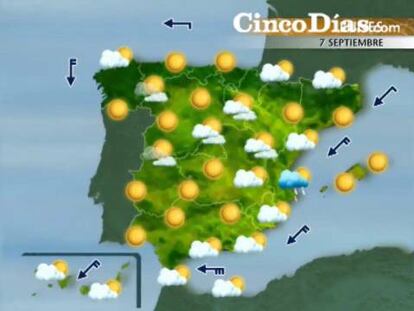 Aumenta la nubosidad en todo el país