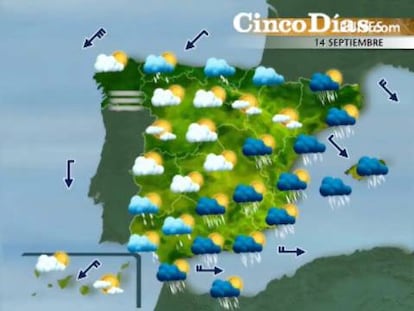La semana llega con lluvias en buena parte del país