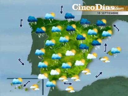 Mañana seguirá lloviendo en el extremo norte