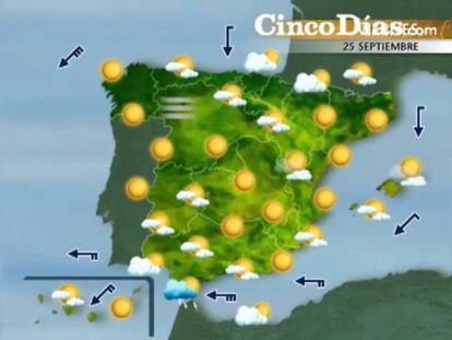 El fin de semana llega con lluvias en buena parte del país
