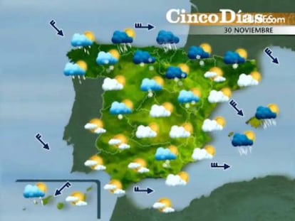 La cota de nieve baja a los 600 metros en el norte