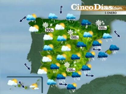 Hoy seguirán las lluvias, pero sólo hasta media tarde