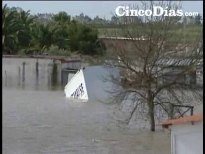 Las fuertes lluvias inundan Andalucía