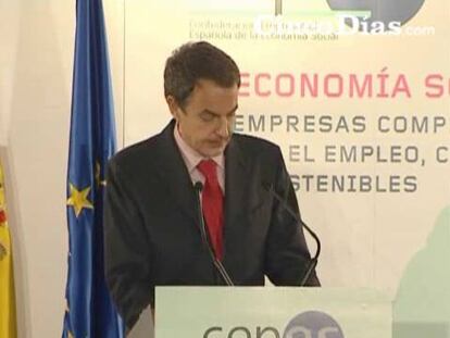 Zapatero aboga por la economía social