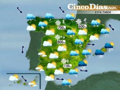 La semana termina con lluvias en casi todo el país