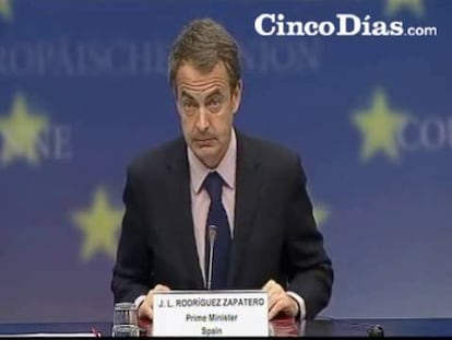 Zapatero cree que es una "absoluta locura" que España necesite 280.000 millones de la UE
