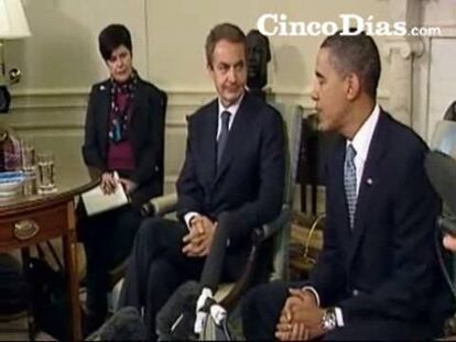 Obama telefonea a Zapatero para conocer las reformas económicas previstas para España