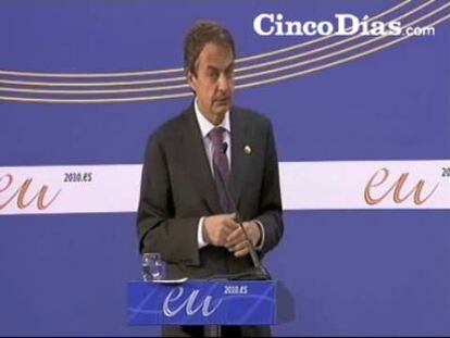 Zapatero asegura que impulsar la reforma laboral es ahora su "objetivo inmediato"