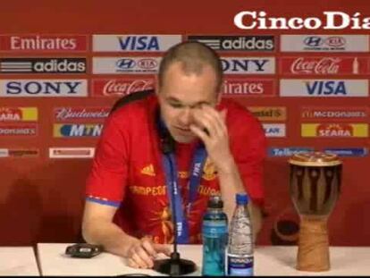 Iniesta: "España merecía ganar este campeonato del mundo"