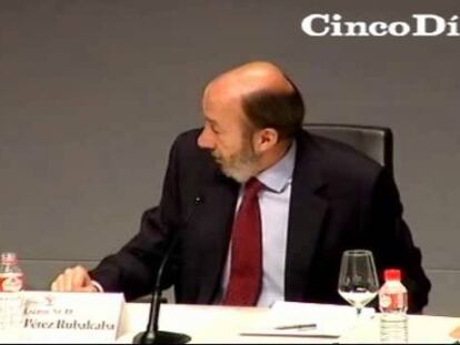 Rubalcaba: "Queda mucho partido"