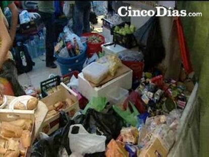 Así se organizan los acampados de Sol