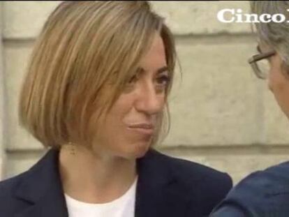 El anuncio de Carme Chacón alivia tensiones en el PSOE