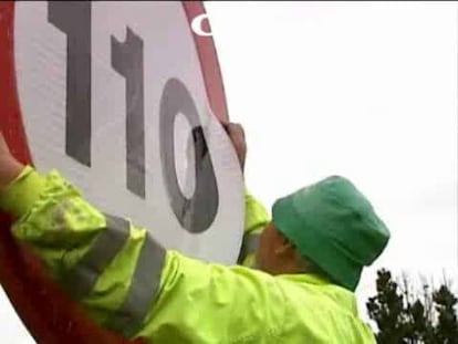 Comienza el cambio de las señales de tráfico para volver a los 120 km/h