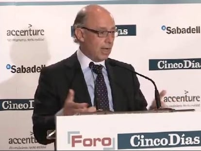 Cristóbal Montoro, Coordinador de Economía del Partido Popular