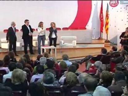 Carme Chacón confirma su candidatura a liderar el PSOE