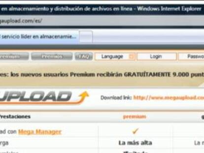 EL FBI cierra Megaupload, la mayor web de intercambio de archivos de la red