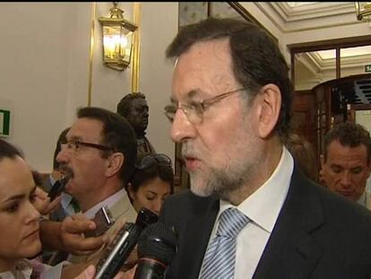 Rajoy apuesta por reforzar el euro, que los paises cumplan sus compromisos y hacer sostenible la deuda