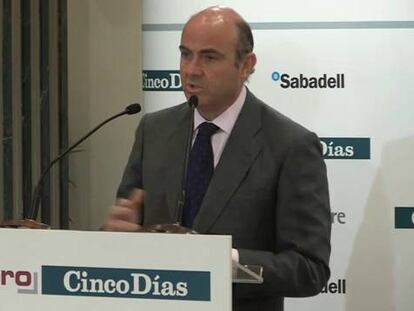 Luis de Guindos en el Foro Cinco Días