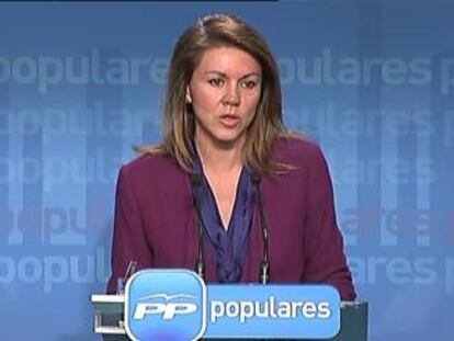 Cospedal niega rotundamente que los papeles publicados se correspondan con la contabilidad del PP