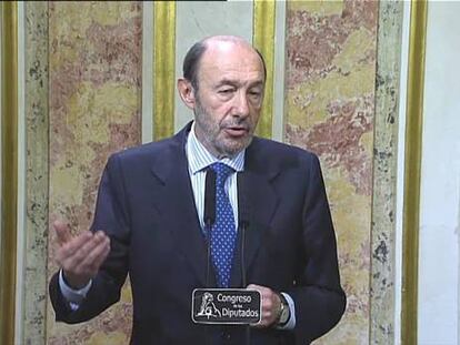 Rubalcaba asegura haber ganado 67.299 euros en 2012