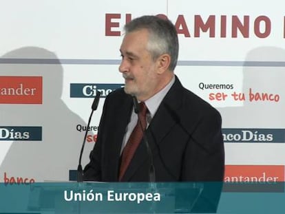 Foro Cinco Días. José Antonio Griñán, presidente de la Junta de Andalucía