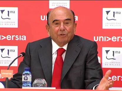 Botín asegura que España ha tocado fondo y que empezará a crear empleo el año que viene