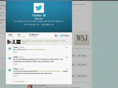 Twitter comienza los trámites para salir a la bolsa