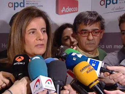 Fátima Báñez: "El mercado laboral ya se ha dado la vuelta"