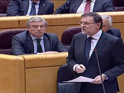 Rajoy pide a CiU "imaginación" para superar la situación creada en Cataluña