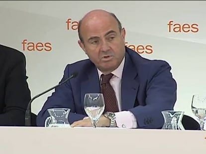 Guindos: la economía española sigue acelerando