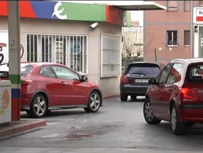 Buscando la gasolinera más barata en la operación salida