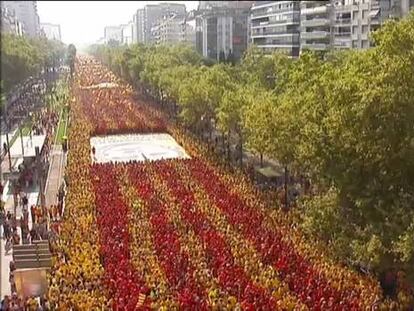 Cataluña vive su Diada más reivindicativa