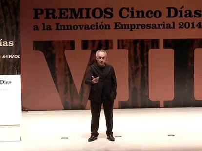 Premios a la Innovación Empresarial de Cinco Días. Ferrán Adrià