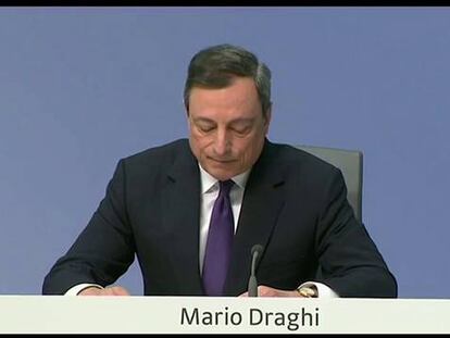 El BCE, en directo: Draghi explica la política monetaria