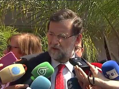 Primer acto público de Rajoy tras la investigación a Rato