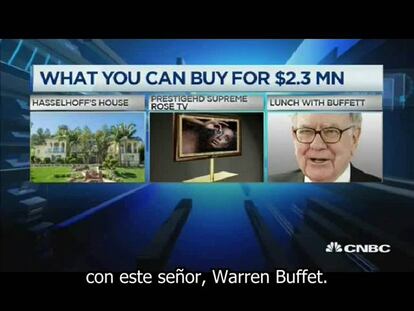 Un empresario chino paga 2 millones para comer con Buffett