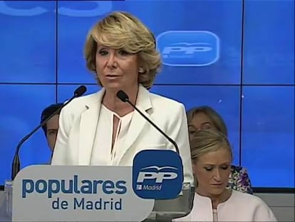 Aguirre lo deja; no se presentará a la reelección en el PP madrileño