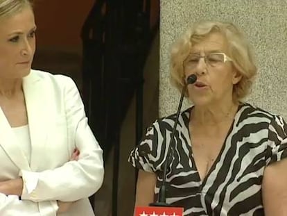 Carmena rechaza imponer tasa al turismo y a los cajeros