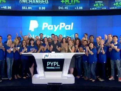 PayPal vuelve a Wall Street con un precio de 40 dólares por acción