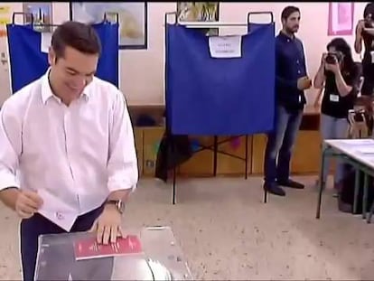 Tsipras hace buena su apuesta y gana las elecciones en Grecia