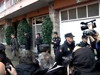 La policía registra la casa de Jordi Pujol