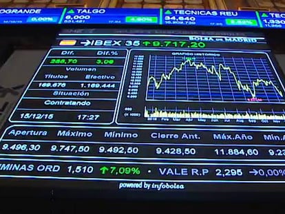 La euforia vuelve al Ibex: la Bolsa rebota un 3% y pone fin a diez jornadas en rojo