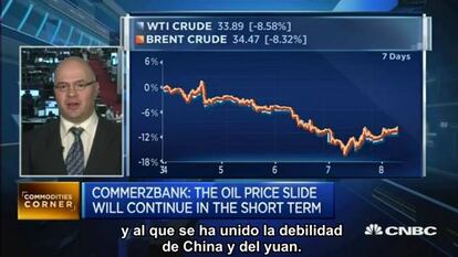 Los precios del petróleo están bajos a un nivel injustificable: director ejecutivo de Commerzbank