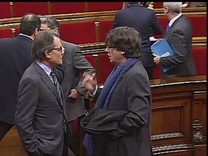 Artur Mas se rinde y Carles Puigdemont será hoy presidente de Cataluña