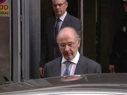 El fiscal pide cuatro años de cárcel para Rato por las tarjetas ‘black’ de Bankia