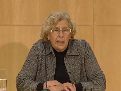 Carmena: “Seguimos negociando con Wanda”