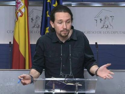 Iglesias: “Si Sánchez quiere gobernar con C’s, que lo diga”