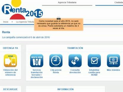 Calendario para presentar la declaración de la renta en 2016