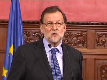 Rajoy apela a la unidad de todos para combatir la barbarie terrorista