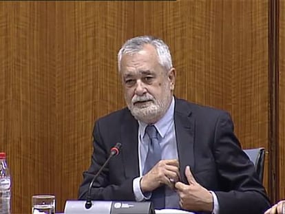 Griñán y Chaves explican el presunto fraude de los cursos en el Parlamento andaluz